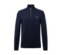 GANT Jersey Informal de algodón con Media Cremallera para Hombre, Color Azul, Azul Noche, XL