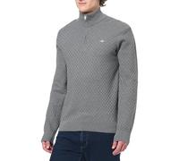 Gant Jersey para Hombre Micro Textura Hz, Gris Oscuro, L