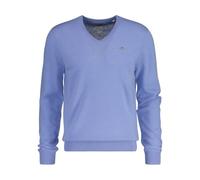 GANT Lana de cordero extrafina con cuello en V, Cielo claro., XXL