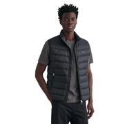 GANT Light Down Vest Chaleco, Black, L para Hombre
