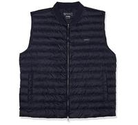 GANT Light Padded Bomber Vest Chaqueta, Evening Blue, XL para Hombre