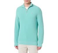 GANT Micro Textured Cotton Half Zip Suéter pulóver Hombre (Pack de 1)