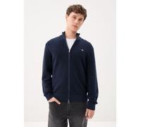 GANT Micro Textured Cotton Zip Cardigan XL Azul