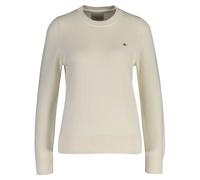 GANT Mujer Suéter de Punto - Classic Algodón C-Neck, Cuello Redondo, Fino, Árbol