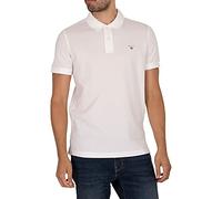 GANT Original Pique Ss Rugger, Camisa de Polo Hombre, Blanco, M