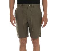 GANT Pantalones Cortos de Lino Relajado, Juniper Green., S