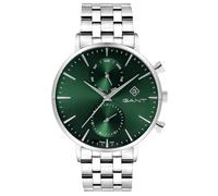 GANT Park Hill Day-Date II (43,5 mm) Esfera Verde/Acero Inoxidable G121018