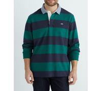 Gant Polo de hombre corte regular bordado logo. Verde 3XL (7)