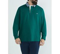 Gant Polo de hombre corte regular y bordado logo. Verde 3XL/7