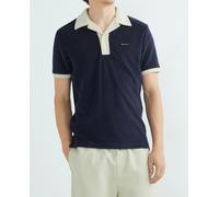 Gant Polo de hombre de tejido toalla. Azul marino S