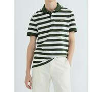 Gant Polo de manga corta y estampado de rayas. Verde S