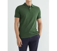 Gant Polo de manga corta y logotipo. Verde L