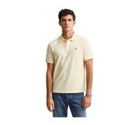 Gant - Polo de piqué con escudo - Tops - Hombre - Beige - L -