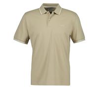 GANT Polo de piqué para Hombre con Encaje, Arena Seca, Oat Beige, L