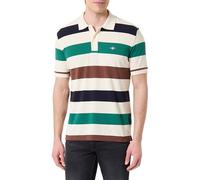 GANT Polo de Rayas SS, Crema, M