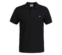 GANT Polo Hombre - Delgado Escudo Piquçe Polo,Manga Corta,Cierre de Botones,Logo