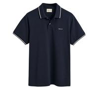 GANT Polo Hombre - Tipping Piquçe Rugby, Manga Corta, Botones, Logo, Uni