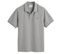 GANT Polo Hombre - Tipping Piquçe Rugby, Manga Corta, Botones, Logo, Uni