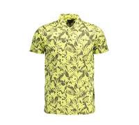 GANT Polo de rugger con estampado Tidal Bloom para hombre, Sunny Lime, S