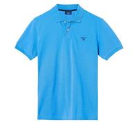 GANT Hombre Polo De Piqué con Ribetes, Fresh Blue, XL