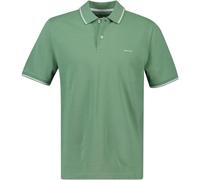 GANT Tipping SS Pique Polo Camisa, Kalamata Green, L Hombres