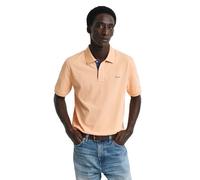 GANT Polo Reg Contrast Pique SS Polo para Hombre, Teak, S