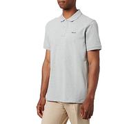 GANT Reg Contrast Pique SS Rugger Camisa de Polo, Grey Melange, M para Hombre