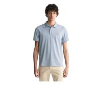 GANT Polo Reg Shield SS Pique, Dove Blue, S para Hombre