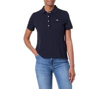 GANT Polo Reg Shield SS Piqué Polo para Mujer, Azul Noche, S