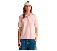 GANT Polo Slim Shield SS Piqué para Mujer, Rosa desteñido, M