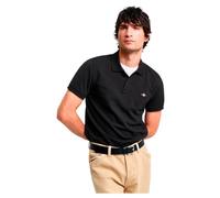 GANT Polo Slim Shield SS Pique Polo para Hombre, Negro, M