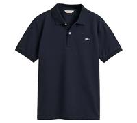 GANT Polo Unisex para niños Shield SS Pique, Azul Noche, 122-128