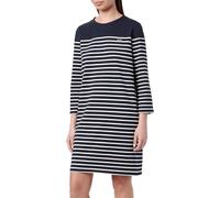 GANT Reg 3/4 Sleeve Breton Dress Vestido, Azul Noche, XL Mujeres