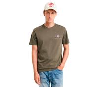 GANT REG Archive Shield EMB SS Camiseta, Juniper Green, M para Hombre