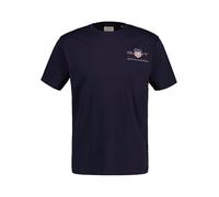 GANT REG Archive Shield EMB SS - Camiseta para Hombre, Color Azul, Azul Noche, XXXXL