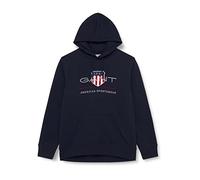 GANT Reg Archive Shield Hoodie Sudadera con Capucha, Evening Blue, 5XL para Hombre