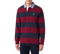 GANT REG Chambray Stripe Heavy Rugger, Rojo, L