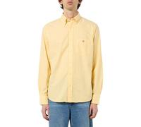 GANT Reg Classic Oxford Shirt Camisa, Amarillo Plátano, M Hombres