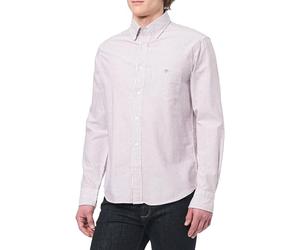 GANT REG Classic Oxford Stripe Shirt, Rojo, S
