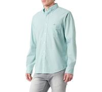 GANT Reg Classic Poplin Banker Shirt Camisa, Butternut Green, XL Hombres