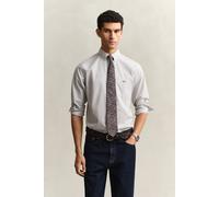 GANT Reg Classic Poplin Banker Shirt Pewter Grey Talla: XL | Camisas Casuales Outlet | Hombre | Gris