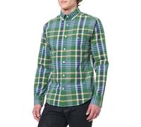GANT Reg Classic Poplin Check, Verde, M