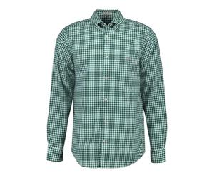 GANT Reg Classic Poplin Gingham Shirt Camisa Hombre (Pack de 1)