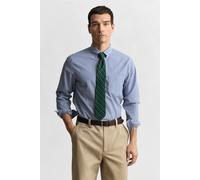 GANT Reg Classic Poplin Stripe Shirt College Blue Talla: L | Camisas Casuales Outlet | Hombre | Azul