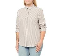 GANT Reg Classic Poplin Striped Shirt Blusas, Beige, 44 Mujeres