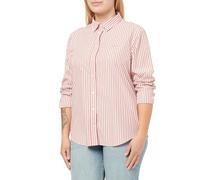 GANT Reg Classic Poplin Striped Shirt Blusas, Rosa, 46 Mujeres