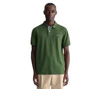 GANT REG Contrast Pique SS Rugger, Pine Green, L para Hombre