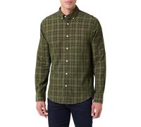 GANT REG Corduroy Check Shirt, Verde, M