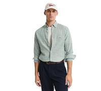 GANT Reg Cotton Linen Stripe Shirt Camisa Hombre (Pack de 1)