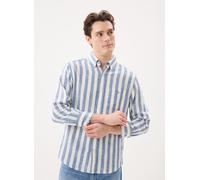 GANT Reg Cotton Linen Stripe Shirt L Azul